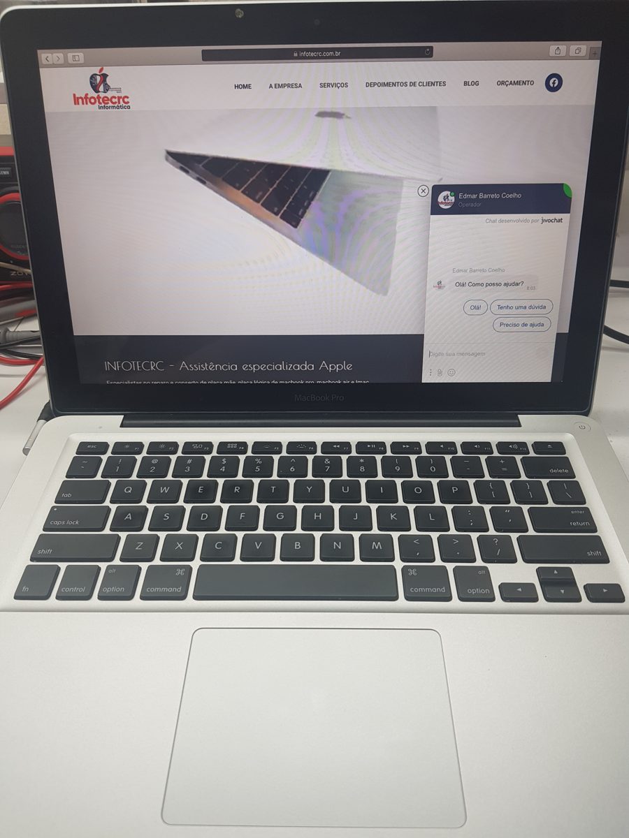 MacBook Pro A1278 - RESULTADO - caso real de reparo de placa lógica