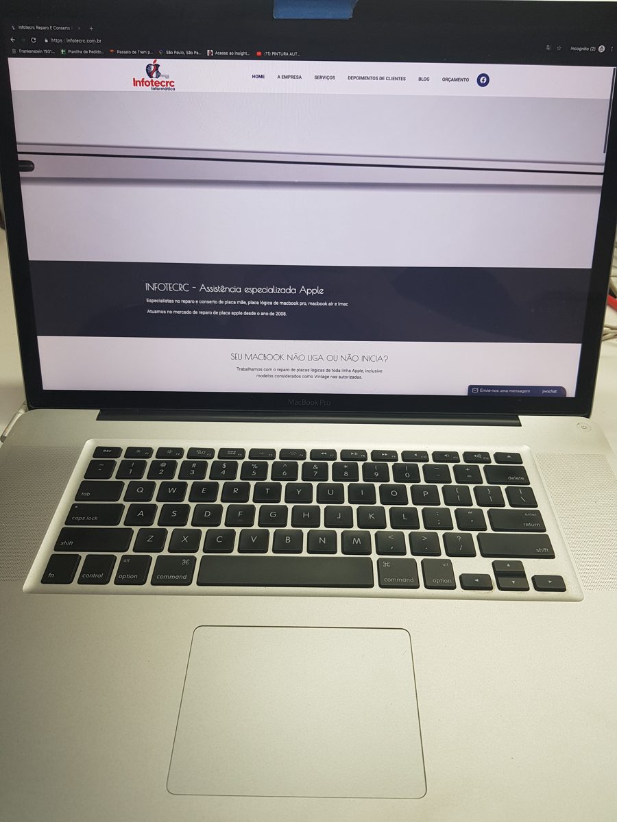 MacBook Pro A1297 - RESULTADO - caso real de reparo de placa lógica